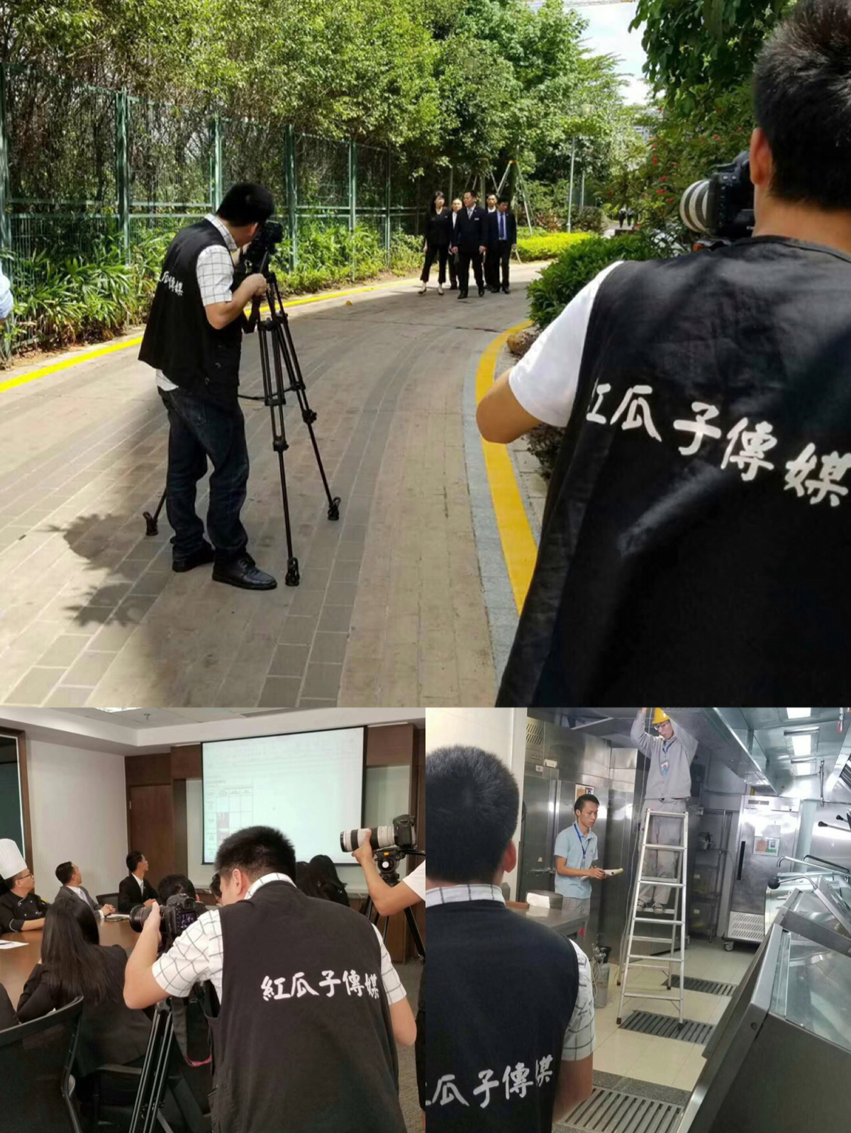 万豪酒店拍摄消防宣传片
